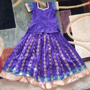 Indian Pakistani girls formal lehnga set banarsi